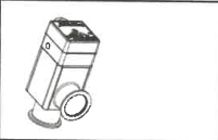 KF40 Electro-pneumatic Valve w/electrical connection *OPPOSITE* side as KF40 Port (9002531-K-SH)